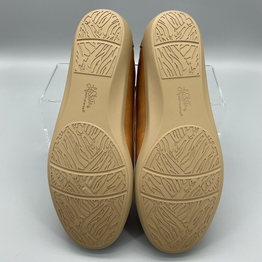 NEW Lifestride Women’s Nellie Boat Shoes Tan Size 9W - Picture 8 of 10